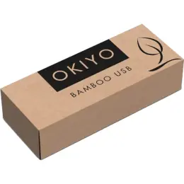 Okiyo Benkyou Bamboo Flash Drive Keyholder - 8GB Gift Box